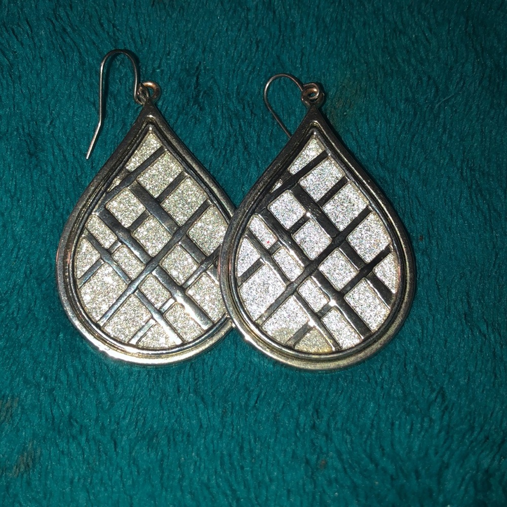 Silver earrings